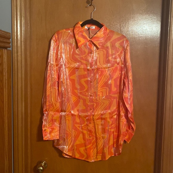 NWT Ladies size 6 oversized Glamorous Blouse - Picture 1 of 10